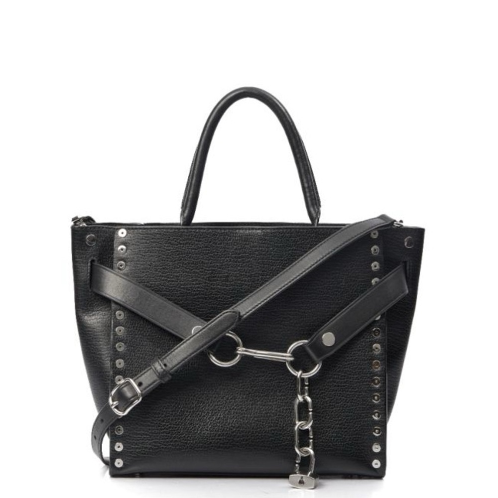 Alexander Wang Black Tote Bag with Silver Accents